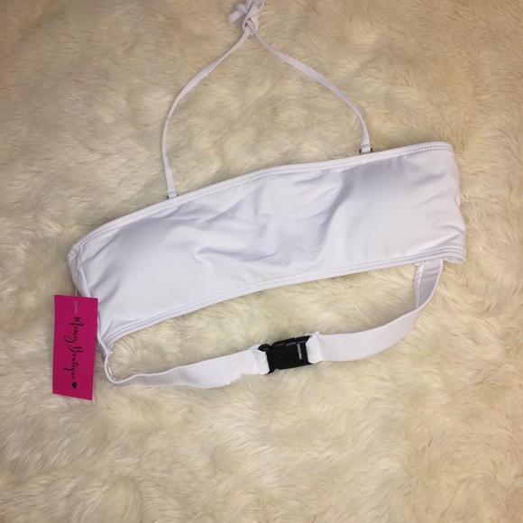 2 PC Buckle Strap Cheetah Bandeau Bikini - Picture 3 of 5